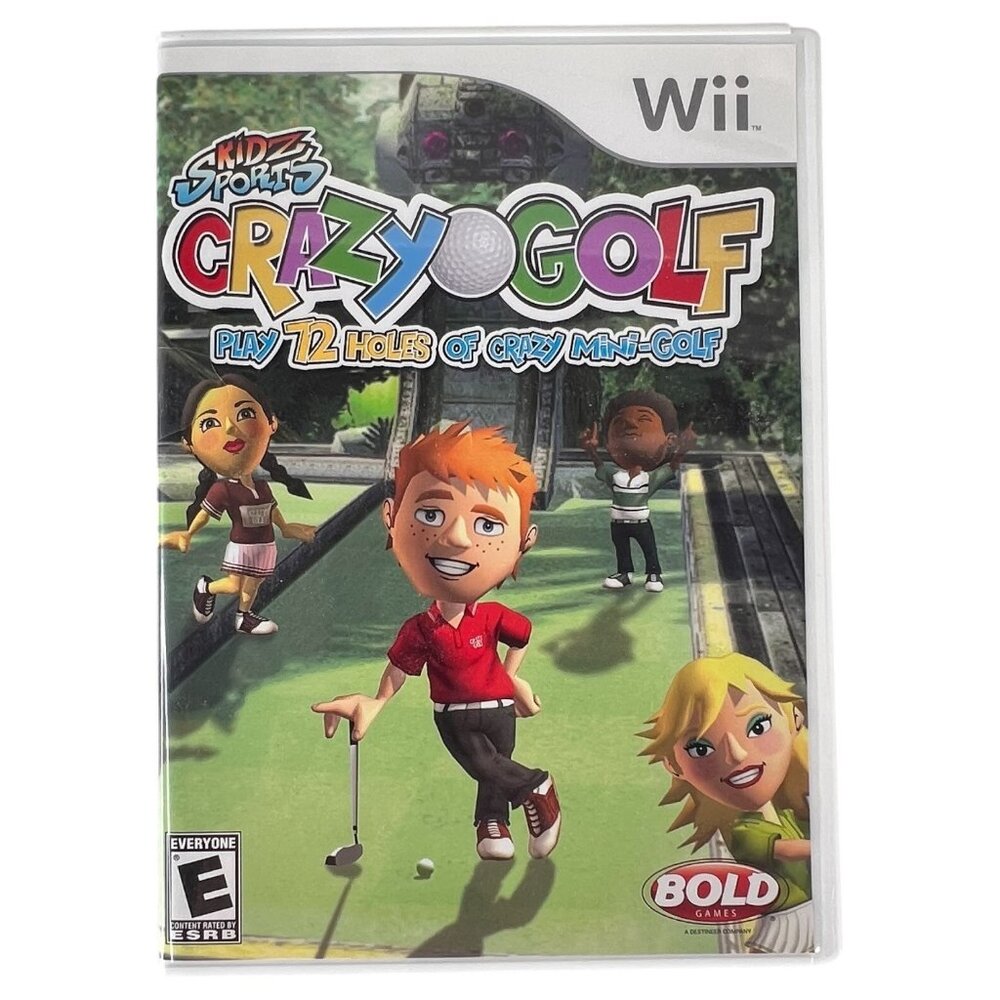 Nintendo Wii Kidz Sports Crazy Golf Video Game With Manual & Case Complete